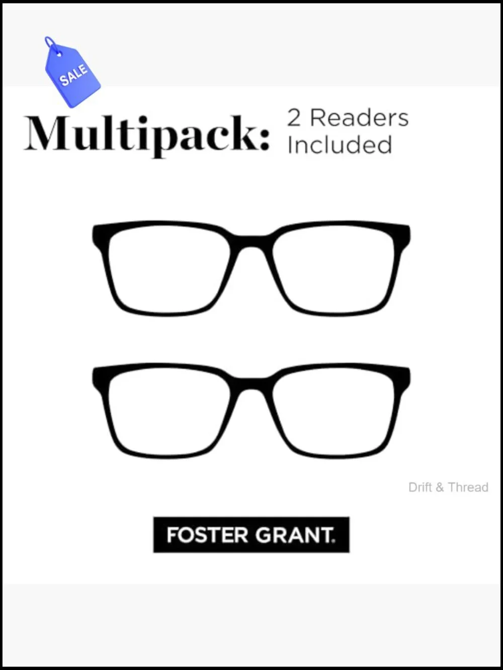 2-Pack Reading Glasses Cat-Eye Spring Hinges Case Included